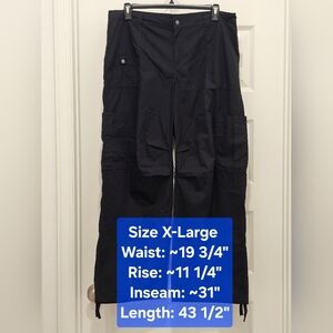 Wild Fable Women's Parachute/Cargo Pants, EUC, Size X-Large